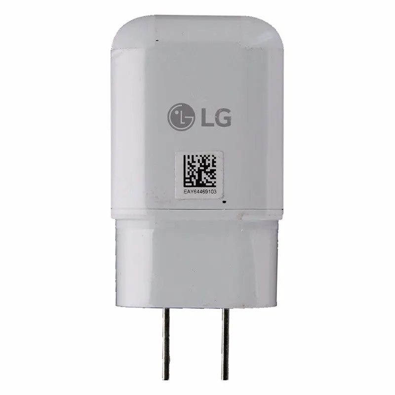 LG (MCS-H06WD / WR / WP) Travel/Home Fast Charge Wall Charger USB Adapter -White