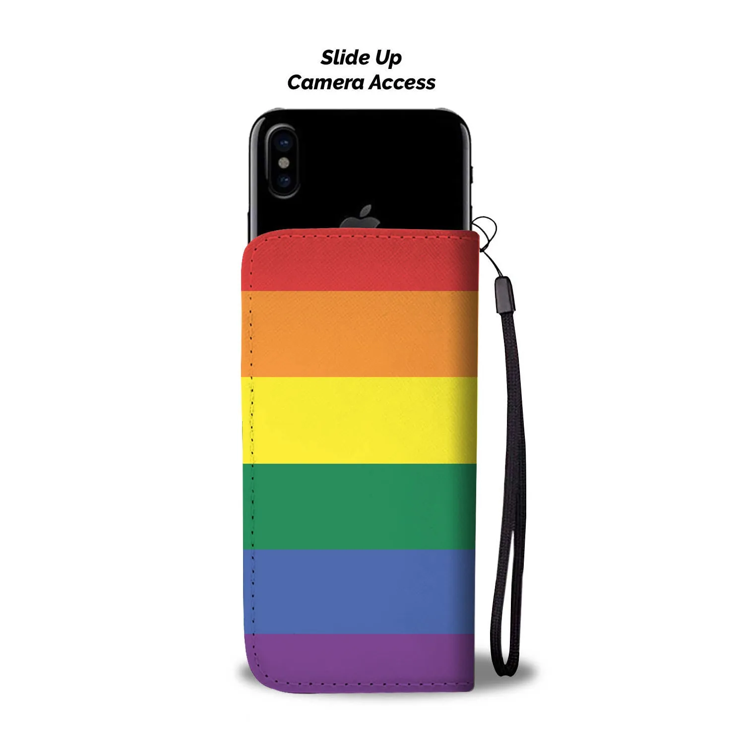 LGBT Flag Phone Wallet Case