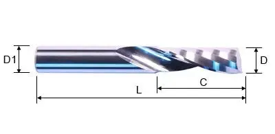 LMT Belin - 13020 2mm Cut Diameter Upcut Router Bit