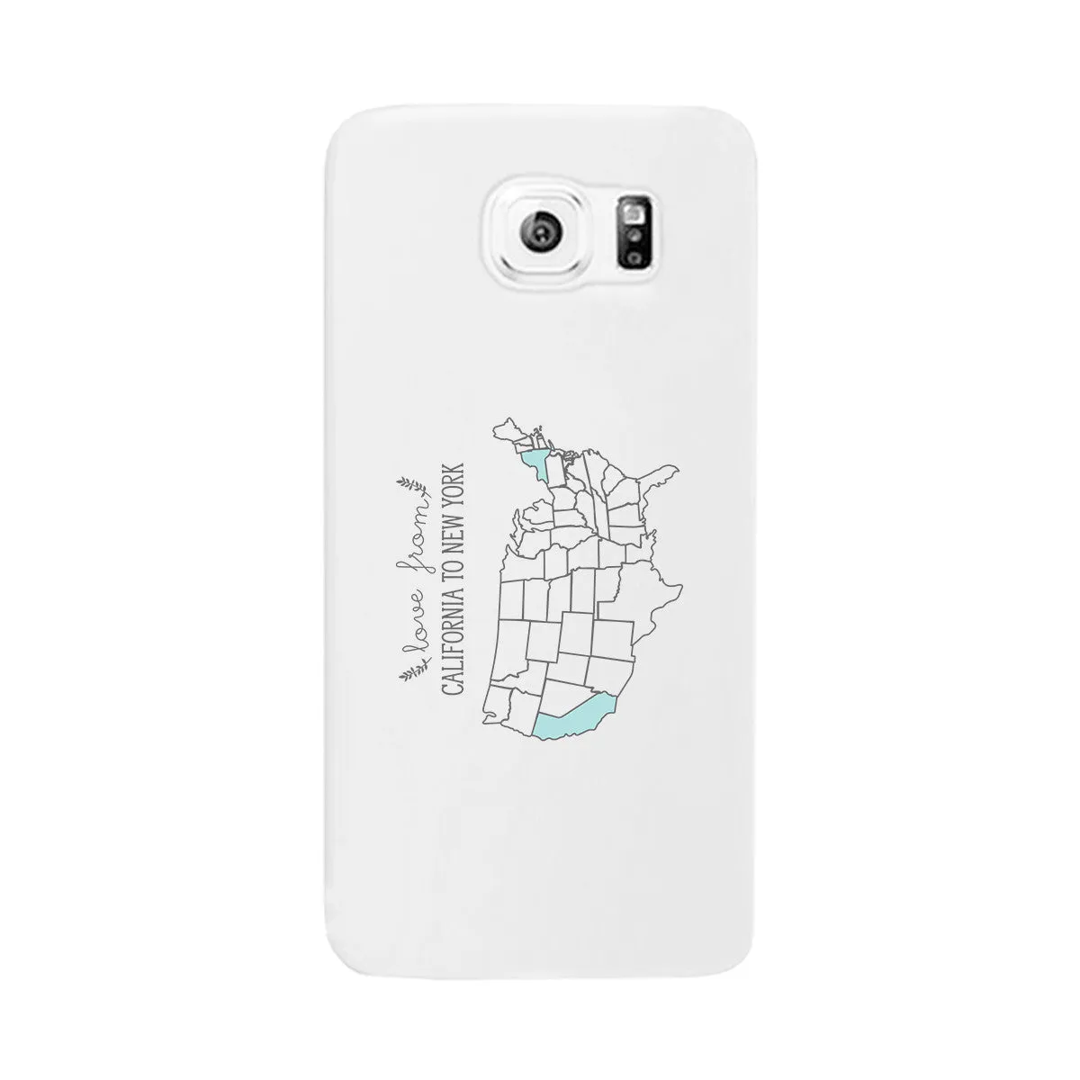 Love From States Customized Phone Case Personalized Phone Cover