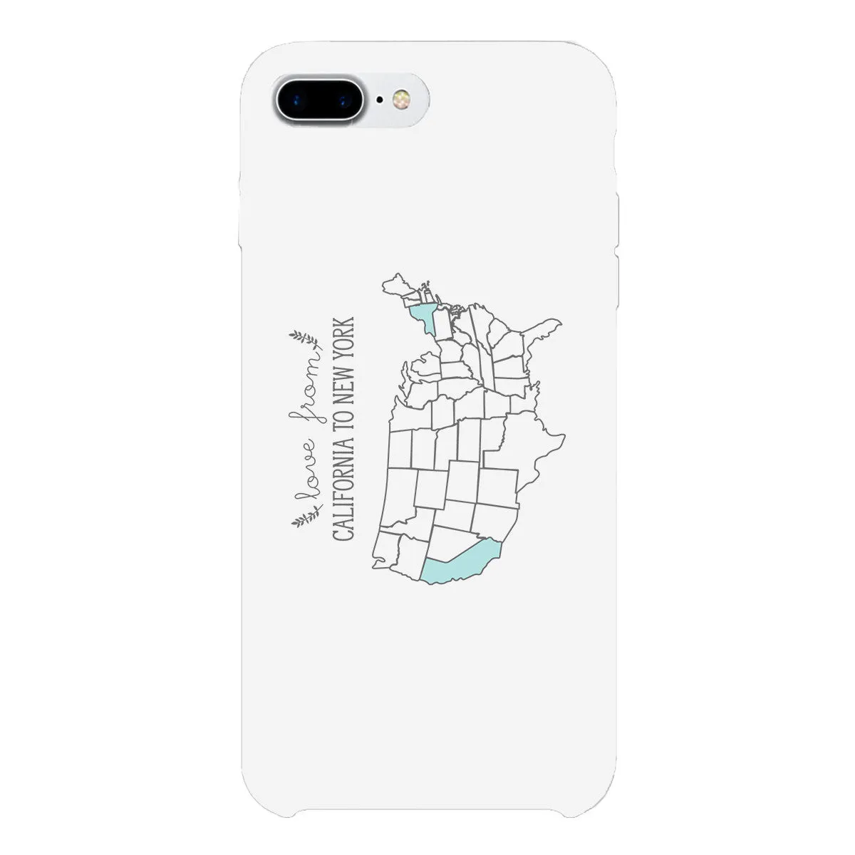 Love From States Customized Phone Case Personalized Phone Cover