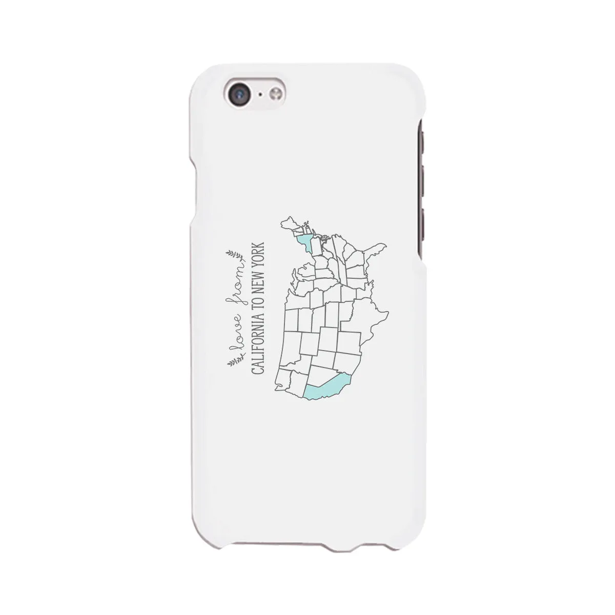 Love From States Customized Phone Case Personalized Phone Cover