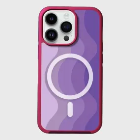 MagSafe iPhone 13 Pro Purple Wave Case