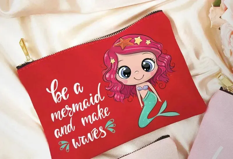 Makeup & Pencil Case- Mermaid