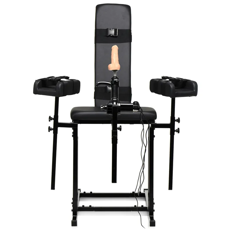 Master Series Ultimate Obedience Chair With Sex Machine