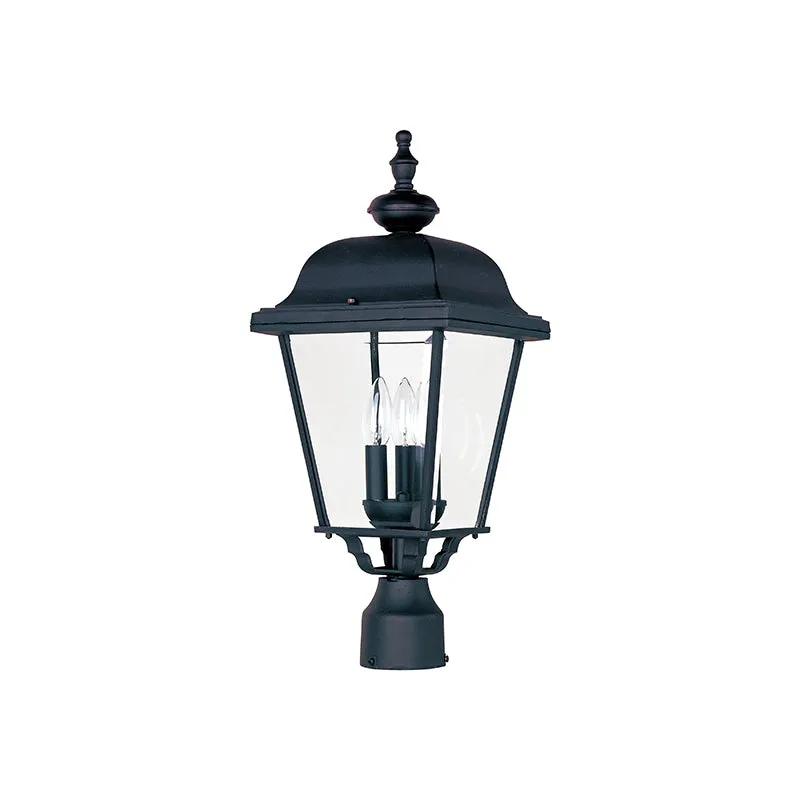 Maxim 3008 Builder Cast 3-lt 21" Tall Outdoor Pole/Post Lantern