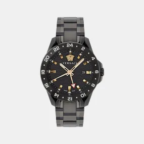 Men Black Analog Stainless Steel Watch VE2W00622