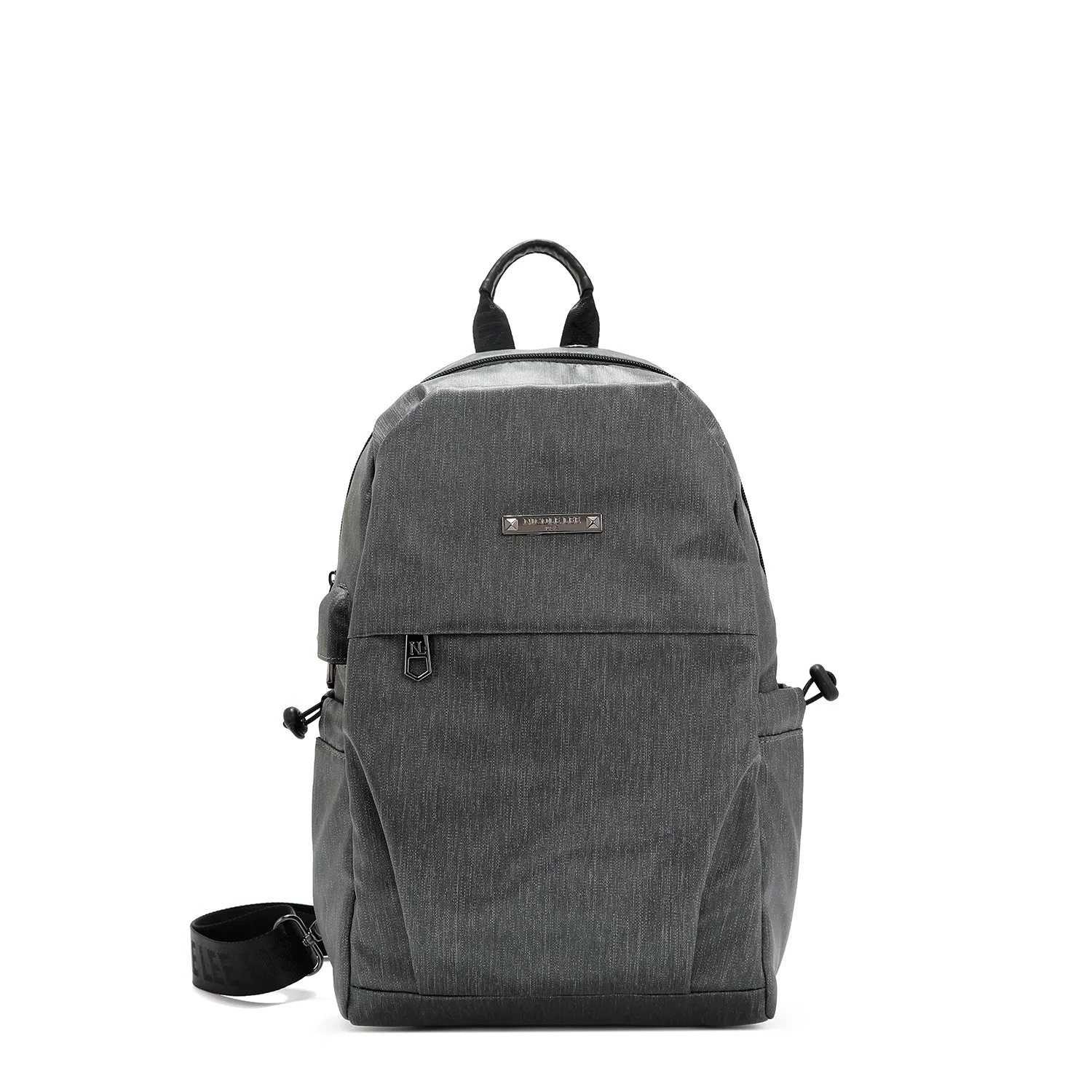 MENS NYLON USB SLING BACKPACK