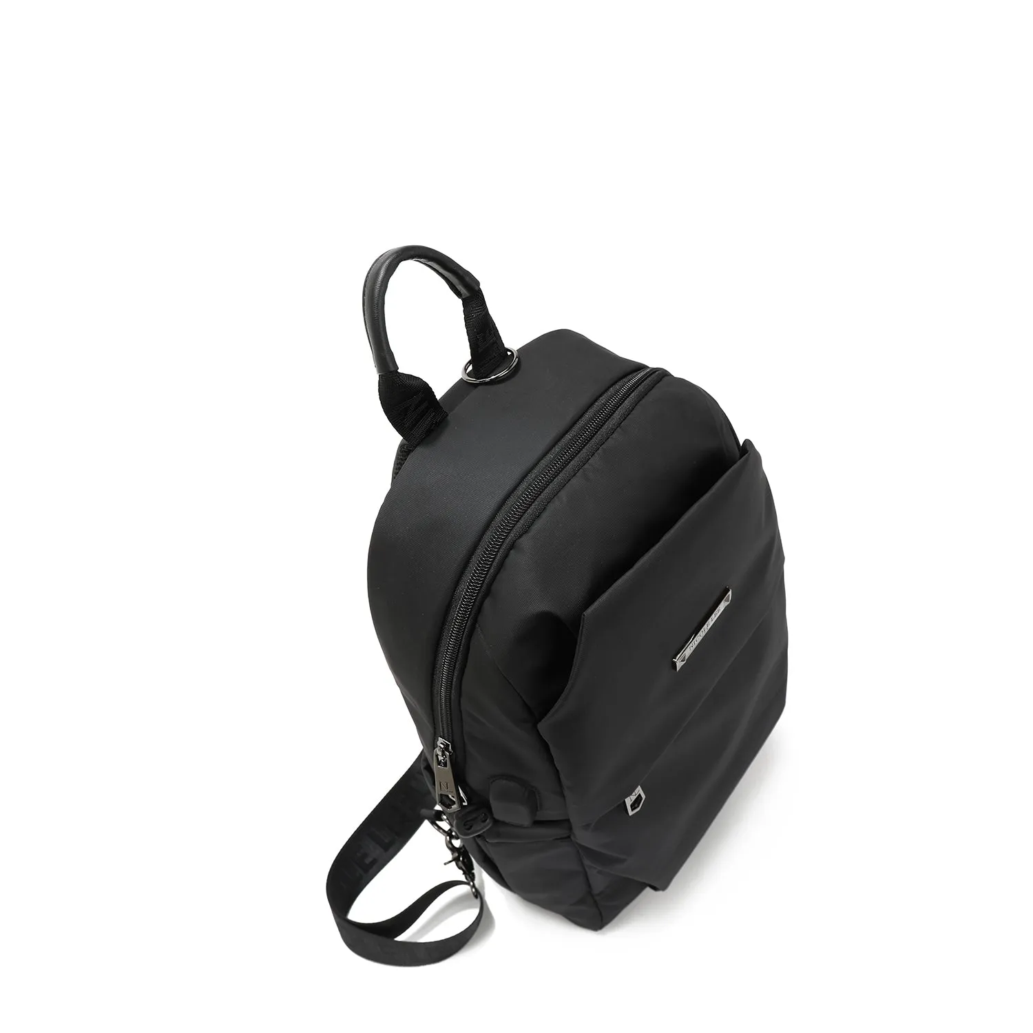 MENS NYLON USB SLING BACKPACK