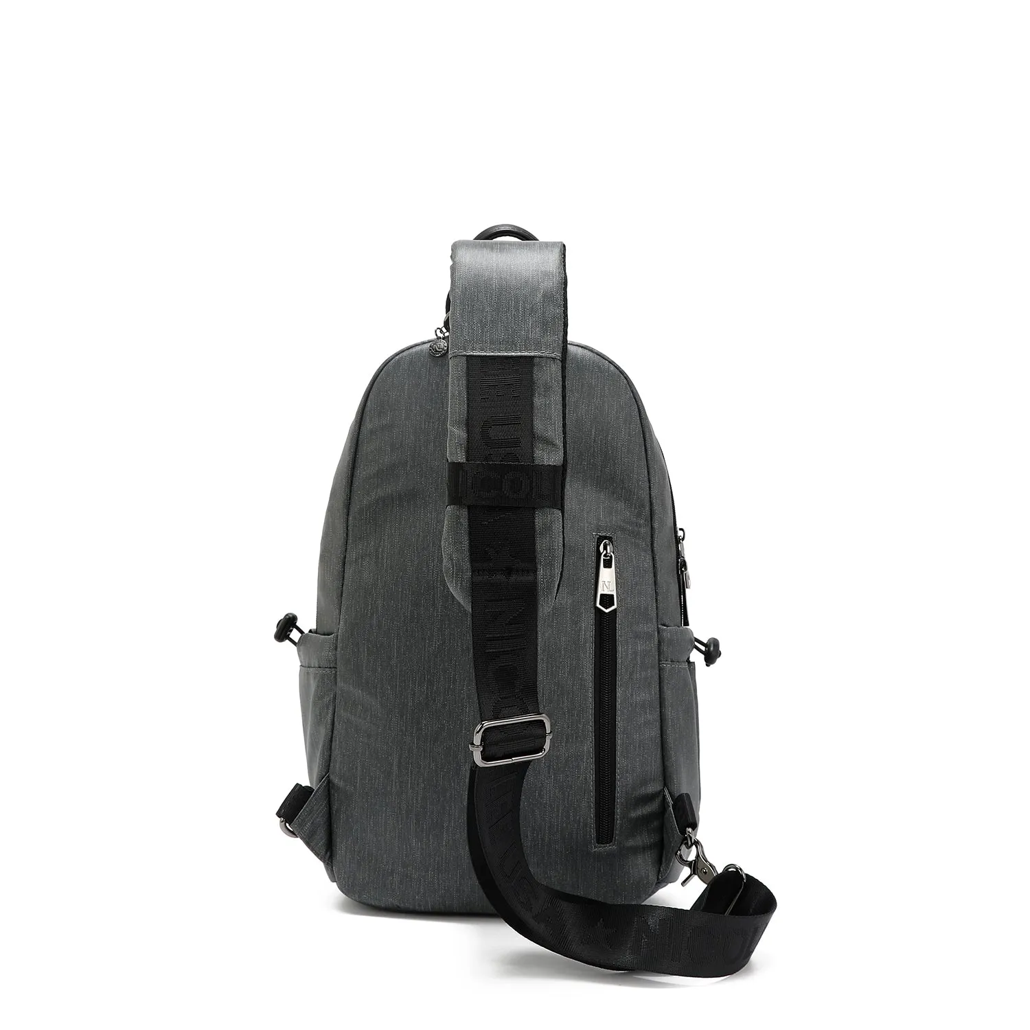 MENS NYLON USB SLING BACKPACK