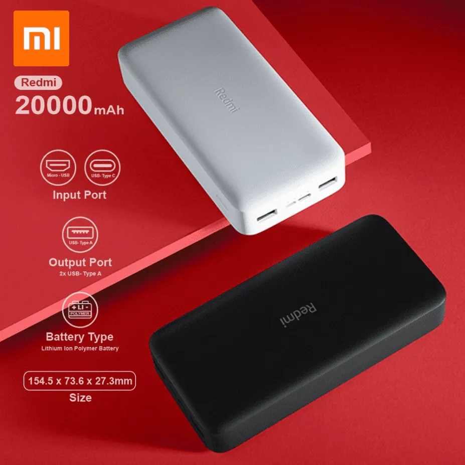 Mi Power Bank 3 20000mAh With 2-Way USB-C