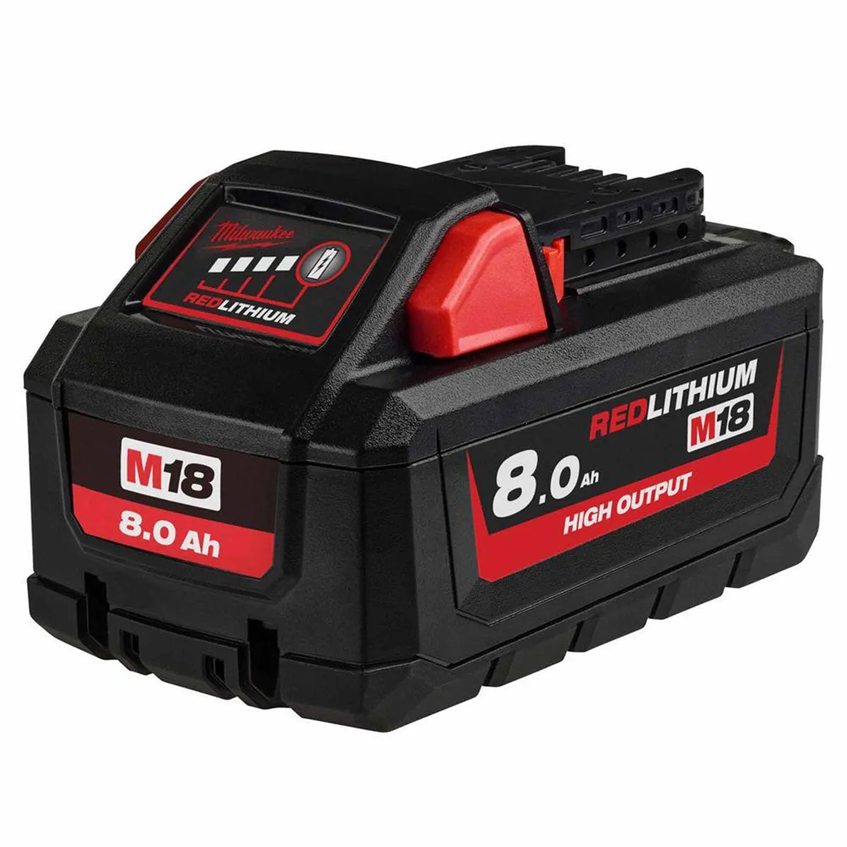 Milwaukee M18HB8 18V 8.0AH RedLithium-Ion High Output Battery 4932471070