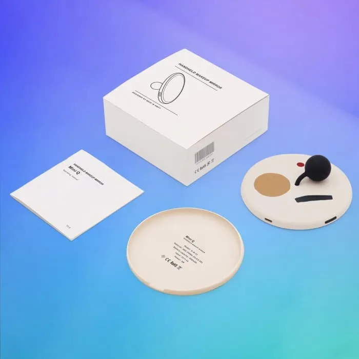 Mini q Handheld Makeup Mirror