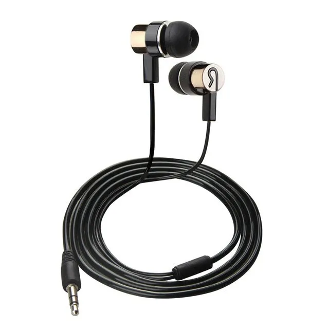 MOONBIFFY 3.5mm In-ear Stereo Earphone Headset with Earbud Listening Music for iPhone HTC Smartphone MP3