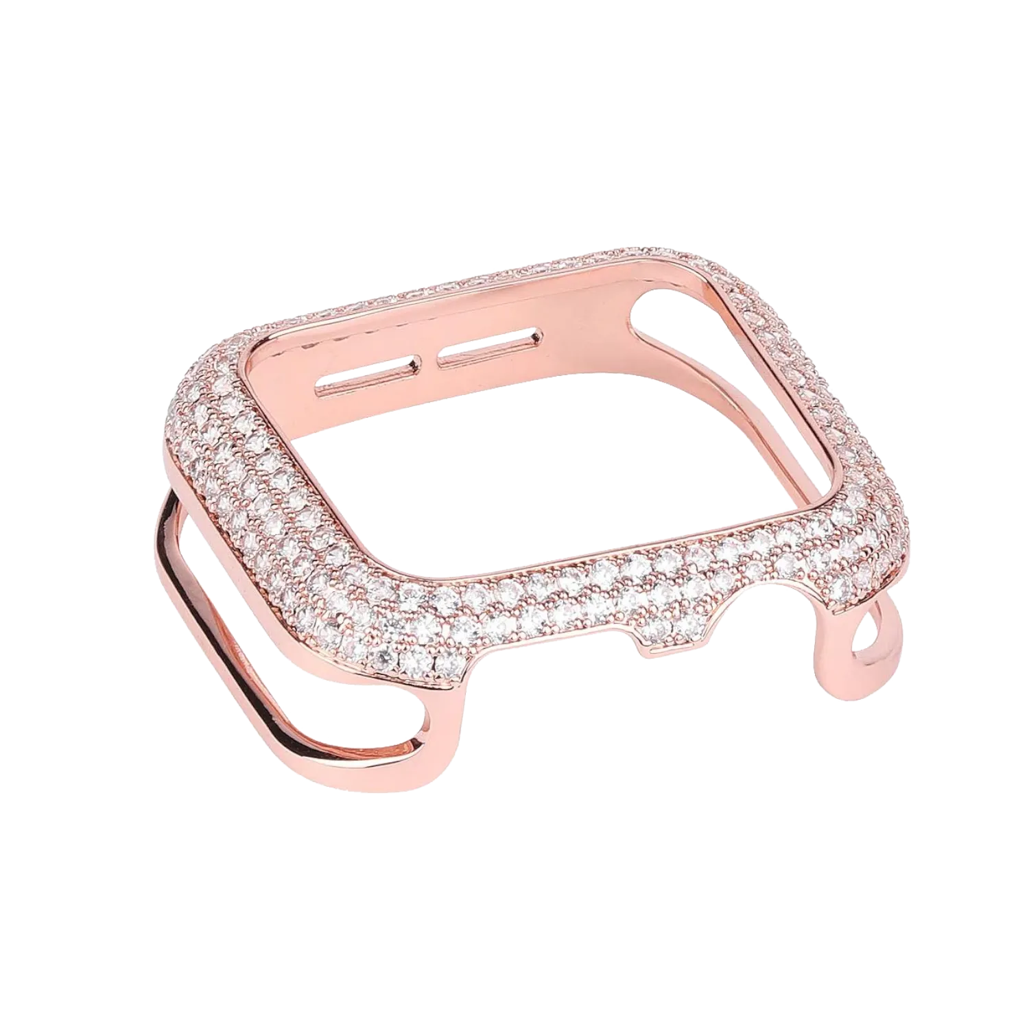 Multi Crystal Apple Watch Case - Rose Gold