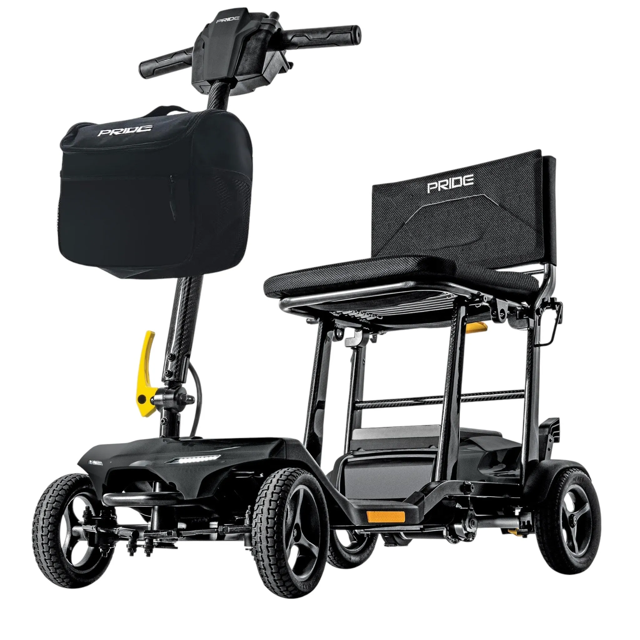 New Pride Mobility Go Go Super Portable Scooter | 16 x 15 in Seat | Foldable Transporting Frame