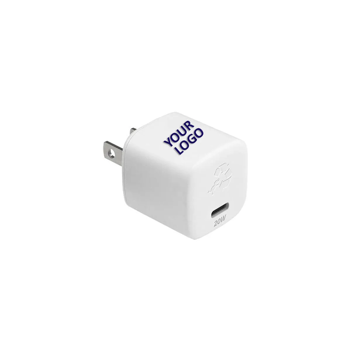 Nimble Wally Subnano Custom 20W Usb-C Wall Charger, White