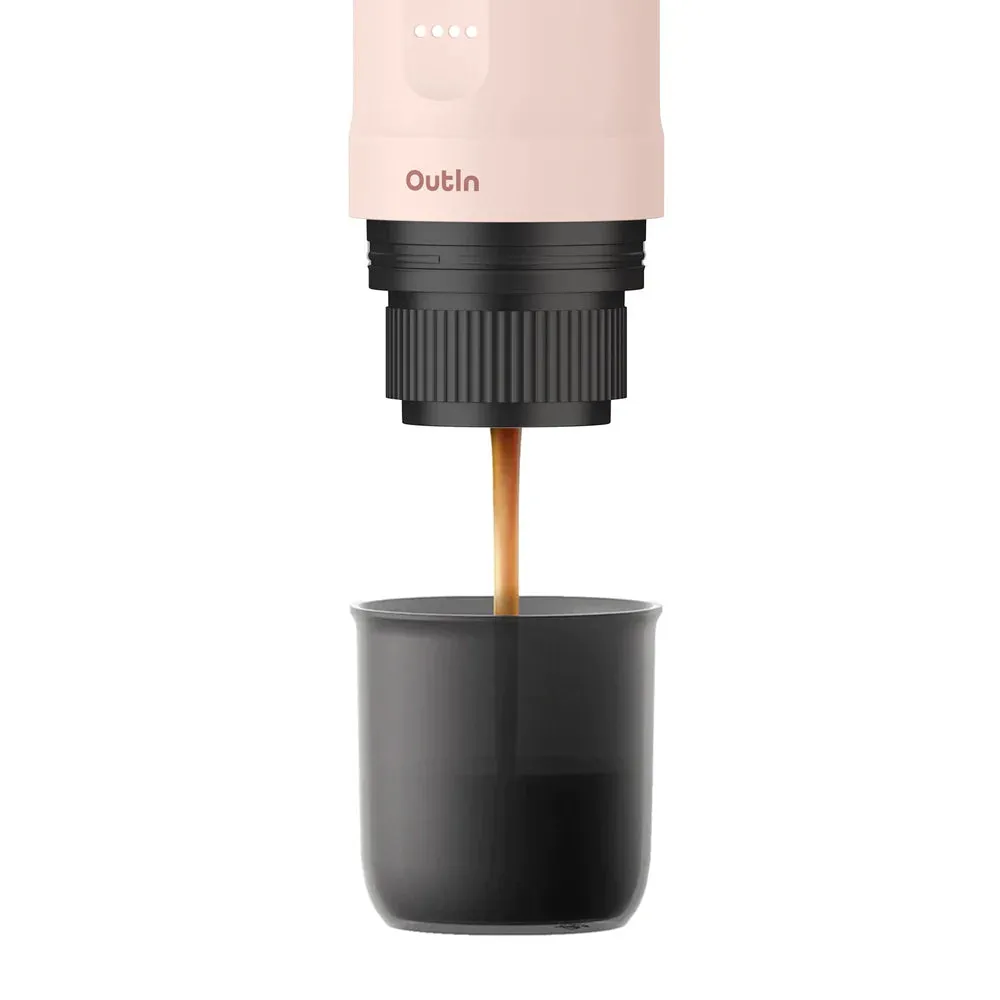 OutIn Nano Portable Espresso Machine (Rose Quartz) X BCRF Gift Set