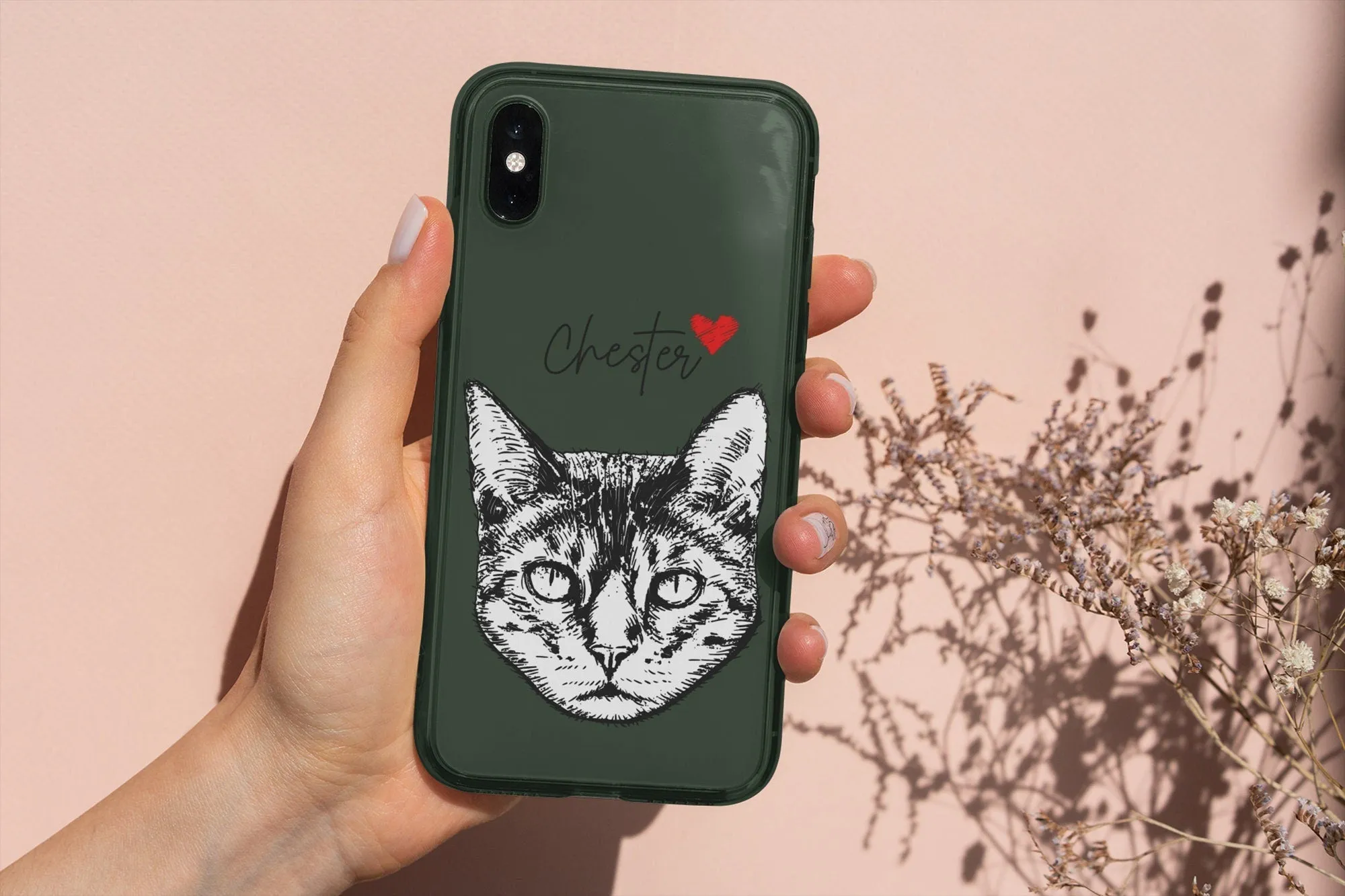 Pet phone case, custom dog phone case, dog portrait phone case, dog iphone 13 12 x xr 7 8 11 mini pro max, personalized pet phone case