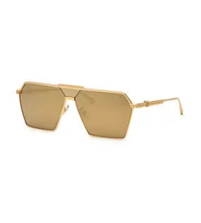 Philipp Plein Men's Gold Geometric Sunglasses