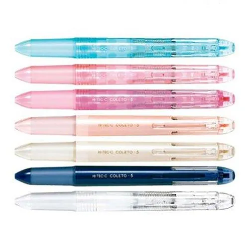 Pilot LHKCG25C HI-TEC-C Refill 5 Color Pen Case Transparent Pen Case