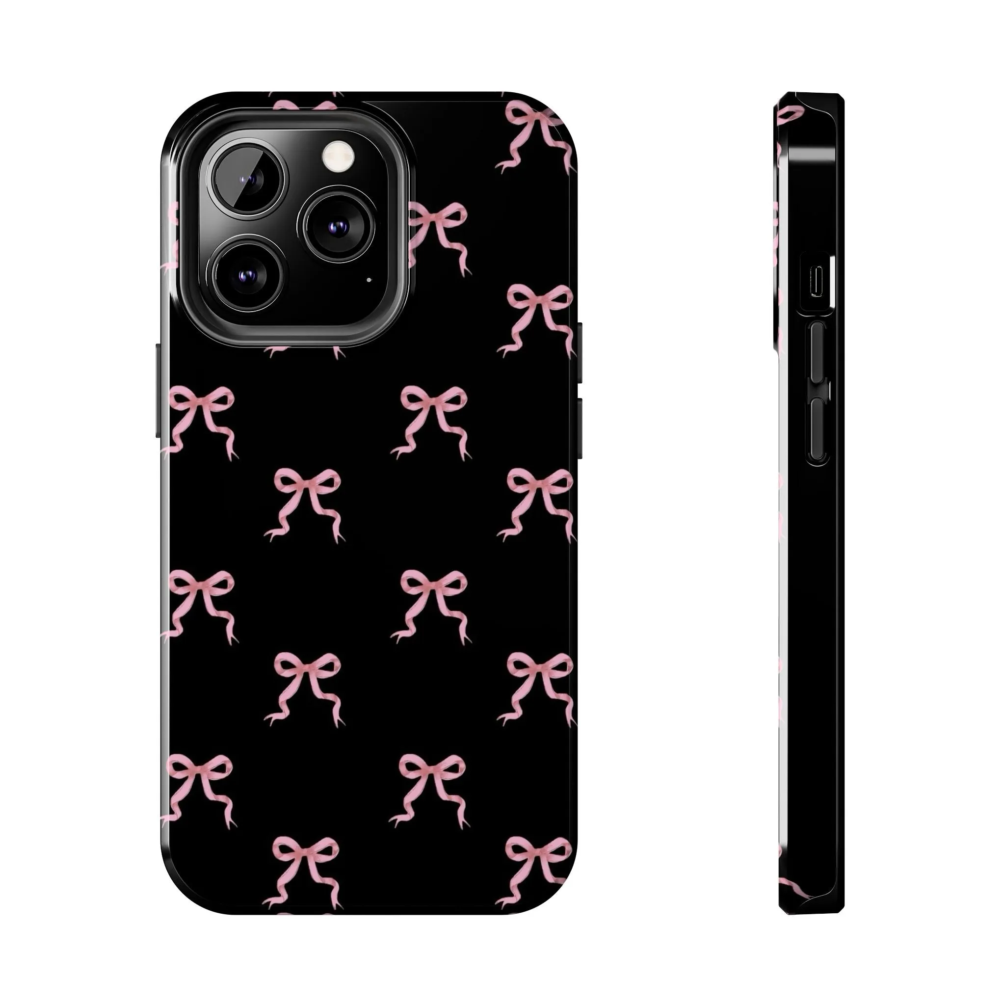 Pink Ribbon Charm iPhone Tough Case