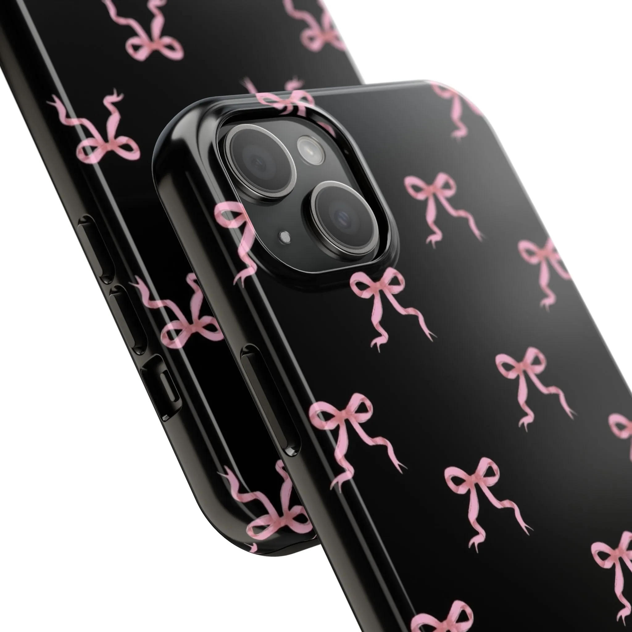 Pink Ribbon Charm iPhone Tough Case