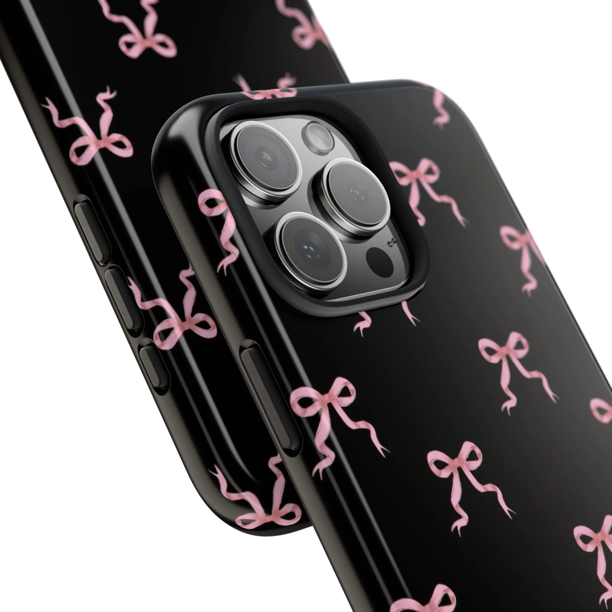 Pink Ribbon Charm iPhone Tough Case