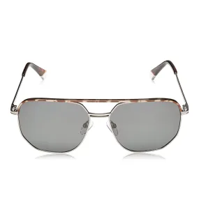 Polaroid Men's Grey Polarized Square Sunglasses