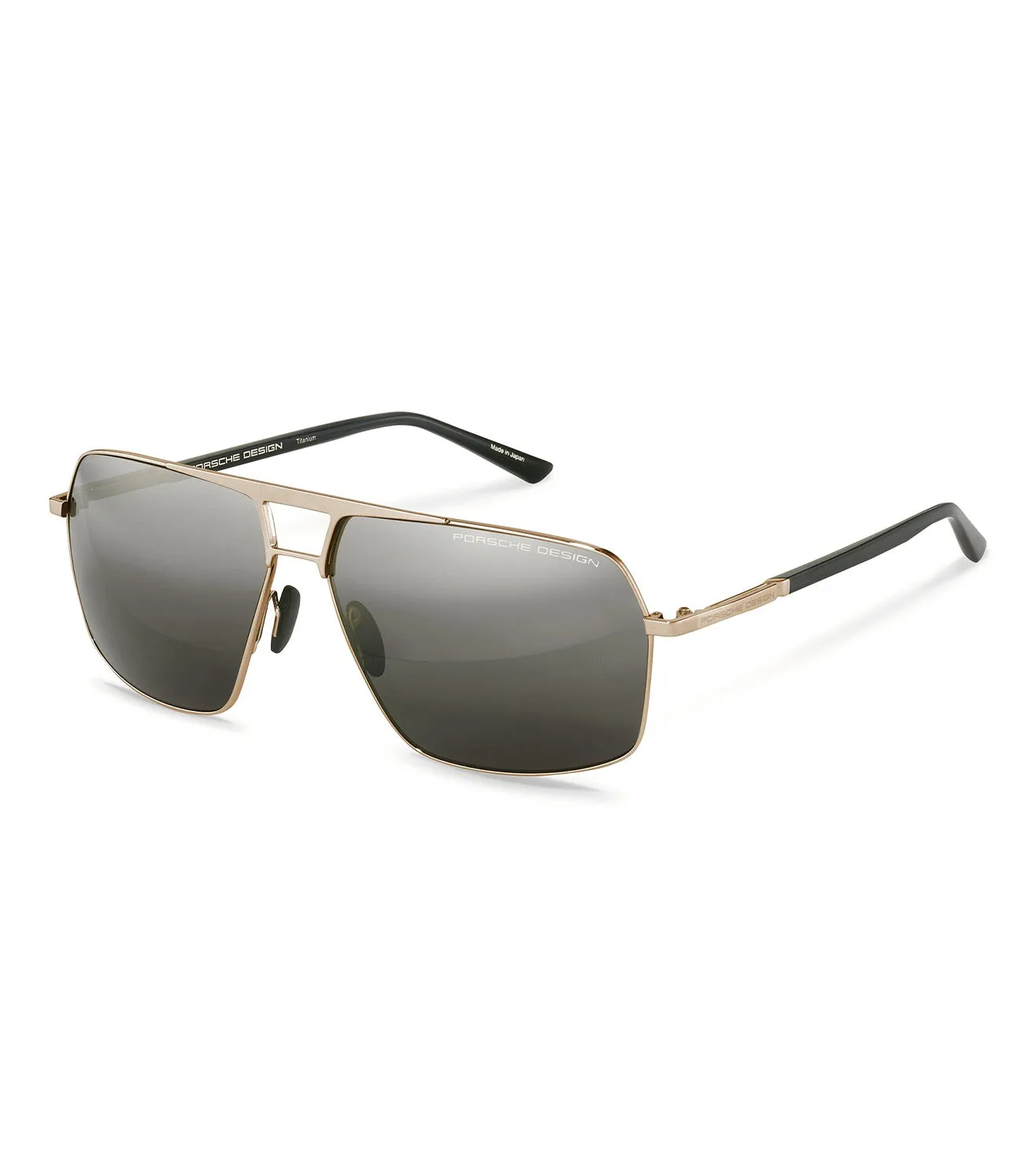 Porsche Design Men's Grey Gradient Aviator Sunglasses