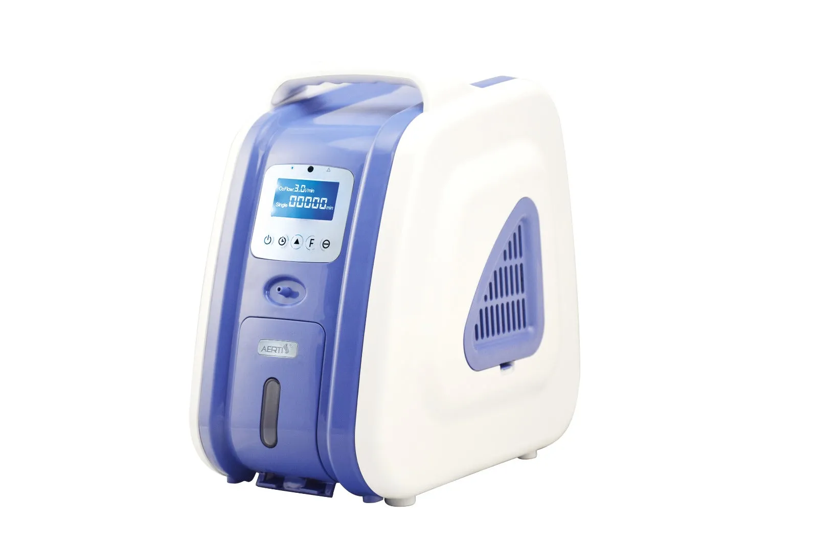 Portable 1L-3L Continuous Flow Medical Grade Adjustable Trolley Oxygen Concentrator