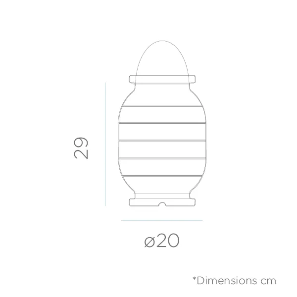 Portable lamp Candela 30