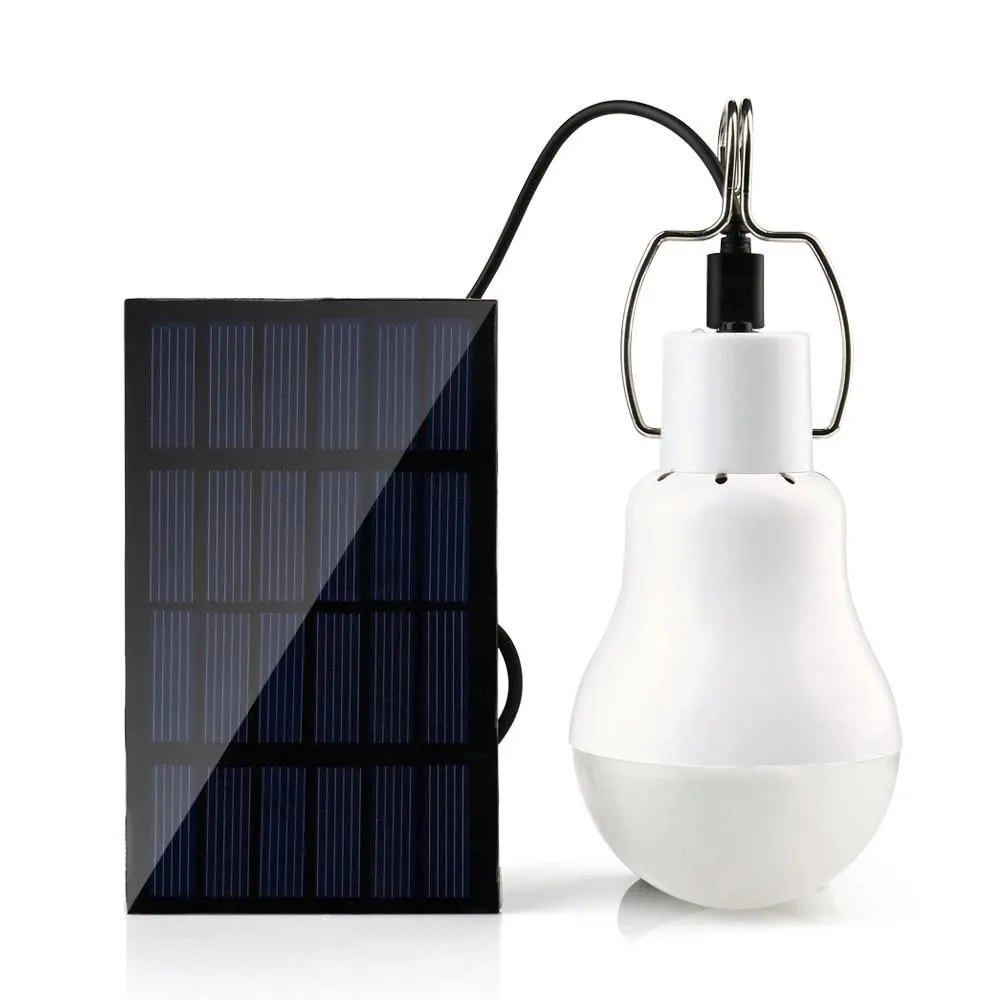 Portable Outdoor Solar Power LED Light Bulb