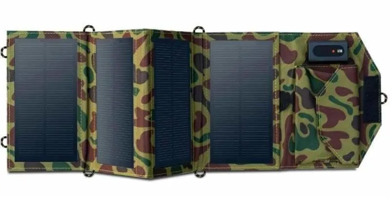 Portable solar panel charger