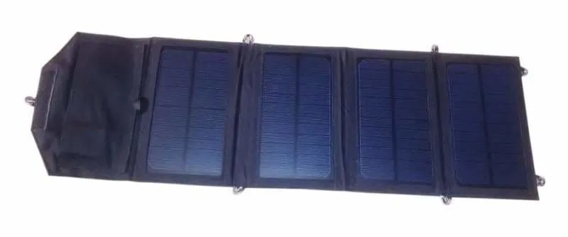 Portable solar panel charger