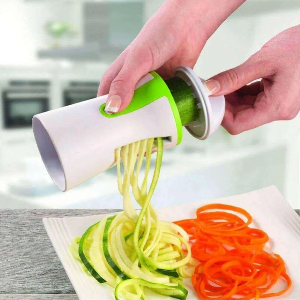 Portable Spiralizer Vegetable Slicer Handheld Spiralizer Peeler