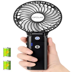 Power Bank Battery Handheld USB Fan