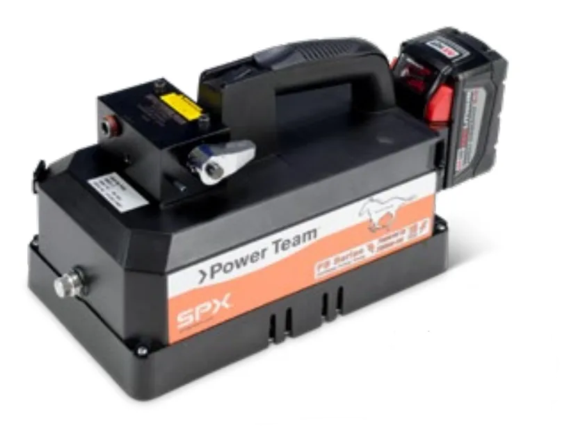 Power Team PB104-0 Battery Powered Hydraulic Pump Double Acting