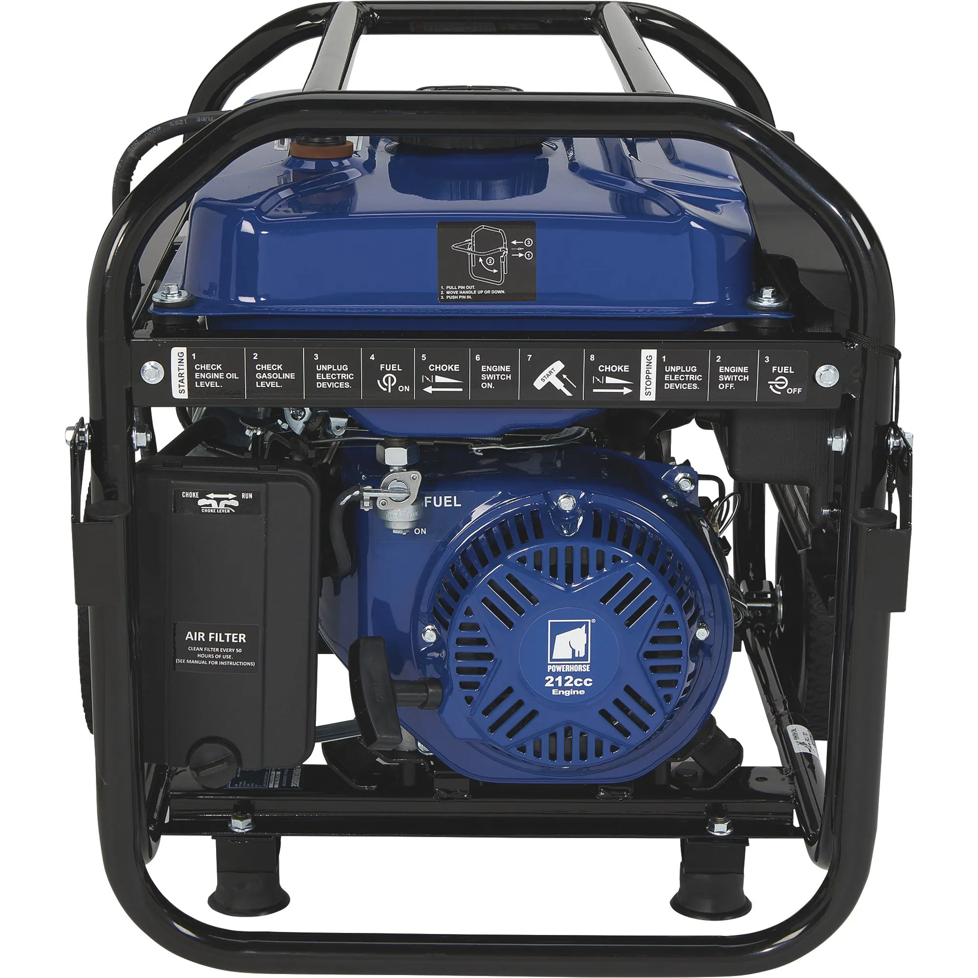 Powerhorse 102223 Generator 3600W/4500W DH212 Engine Gas New