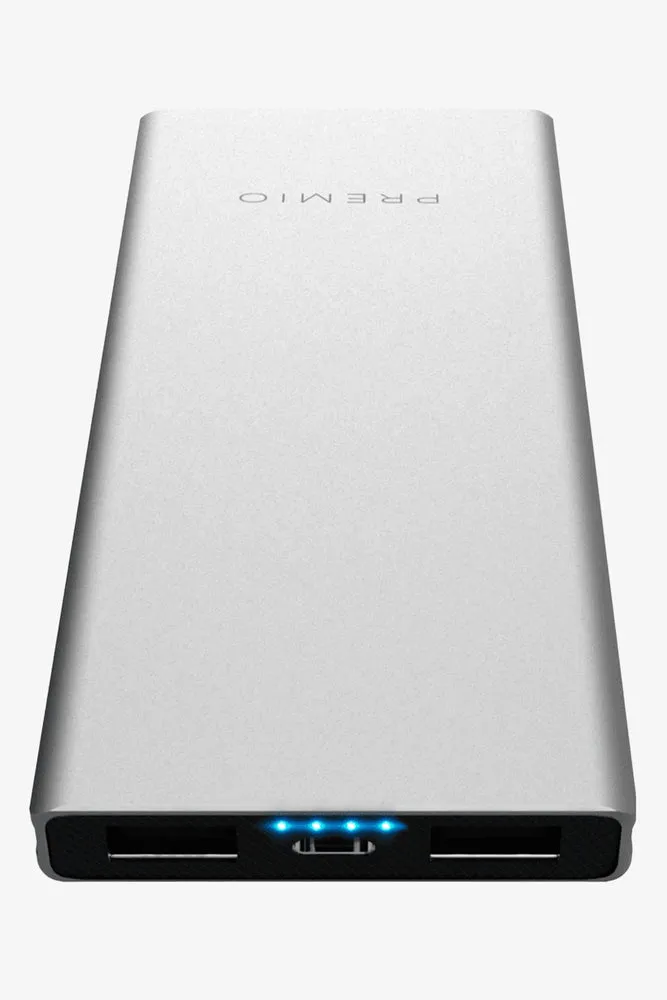 Premio Power Bank 10000Mah Silver