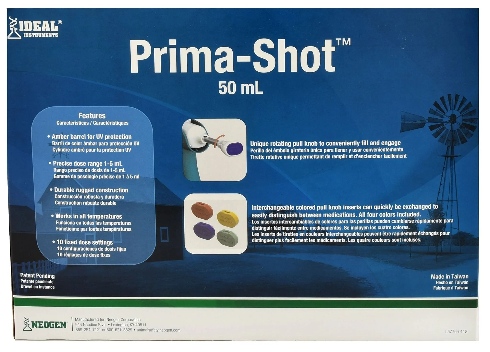 Prima Shot 50 cc Repeater Syringe