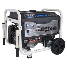 Pulsar PG10000 10000W/8000W Gas Electric Start Portable Generator New