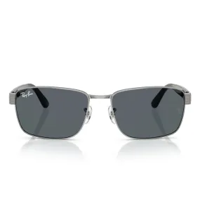 Ray Ban Unisex Gunmetal Square Sunglasses