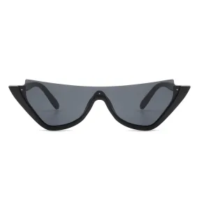 Retro Half Frame Fashion Cat Eye Sunglasses