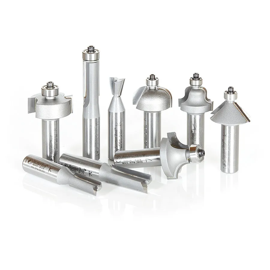 Router Bit Set | 11 Piece | 1⁄2" Shank | AMS-211 | 738685912119