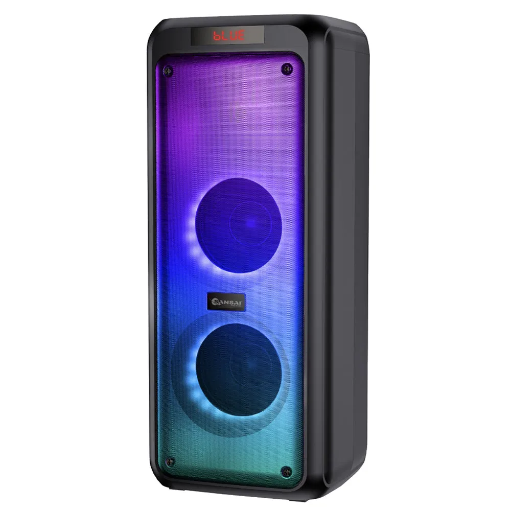 Sansai 400W LED Portable Bluetooth Rechargeable Party Speaker with Remote