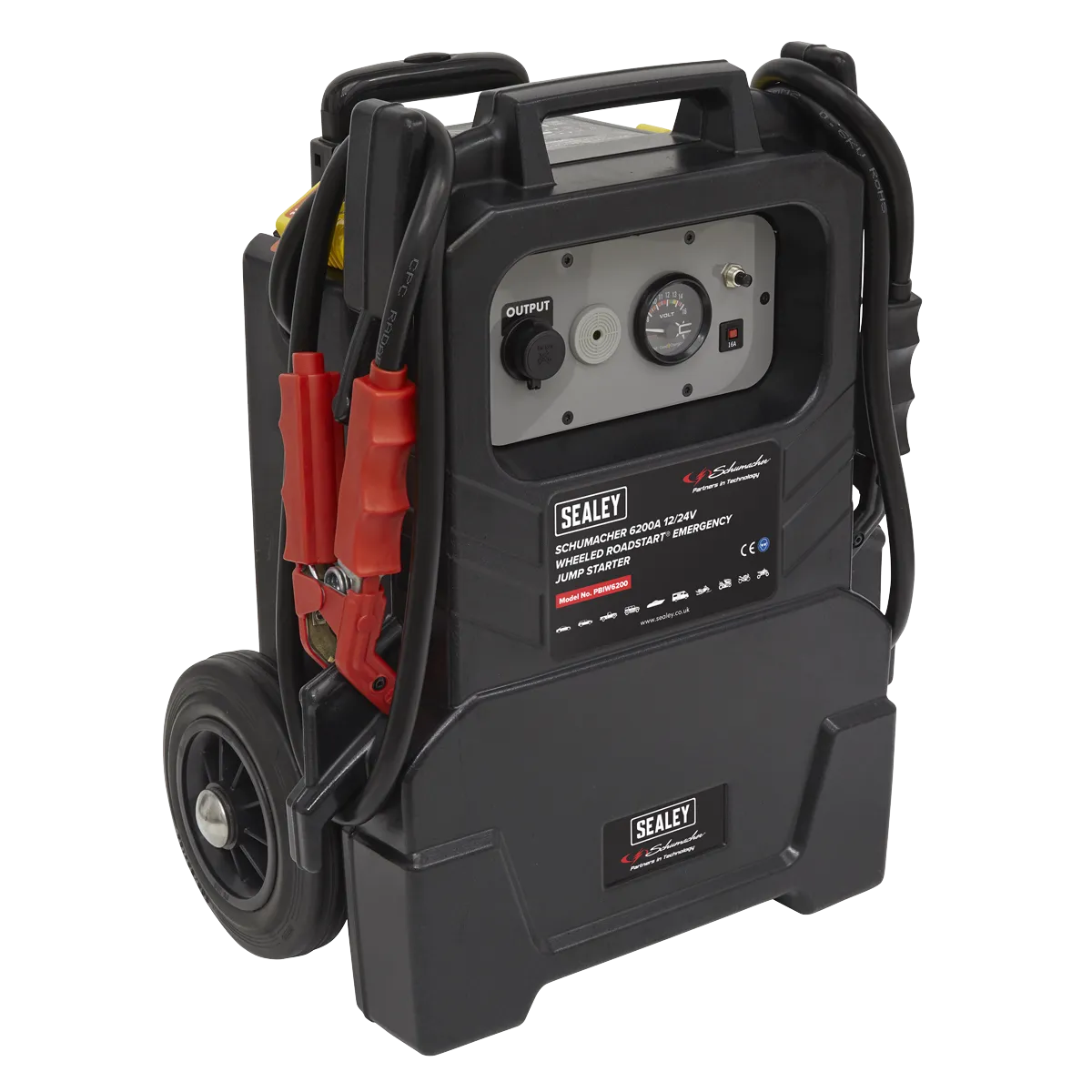 Schumacher¨ Wheeled RoadStart¨ Emergency Jump Starter 12/24V 1500hp