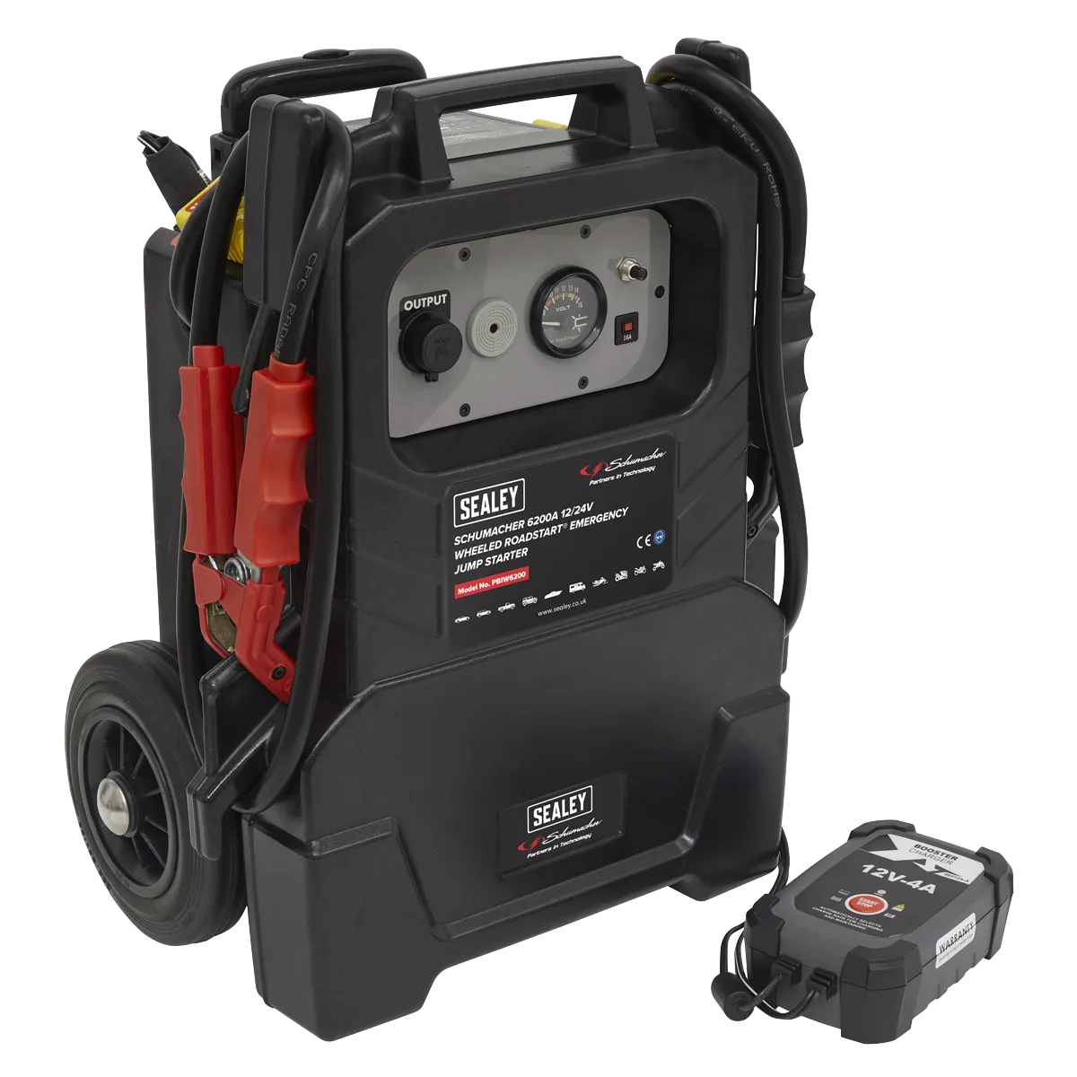 Schumacher¨ Wheeled RoadStart¨ Emergency Jump Starter 12/24V 1500hp