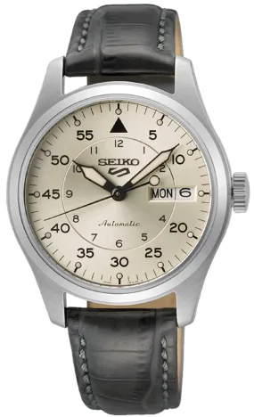 Seiko 5 SRPJ87K1 Sports Champagne Flieger Suit Style Automatic Watch for Men