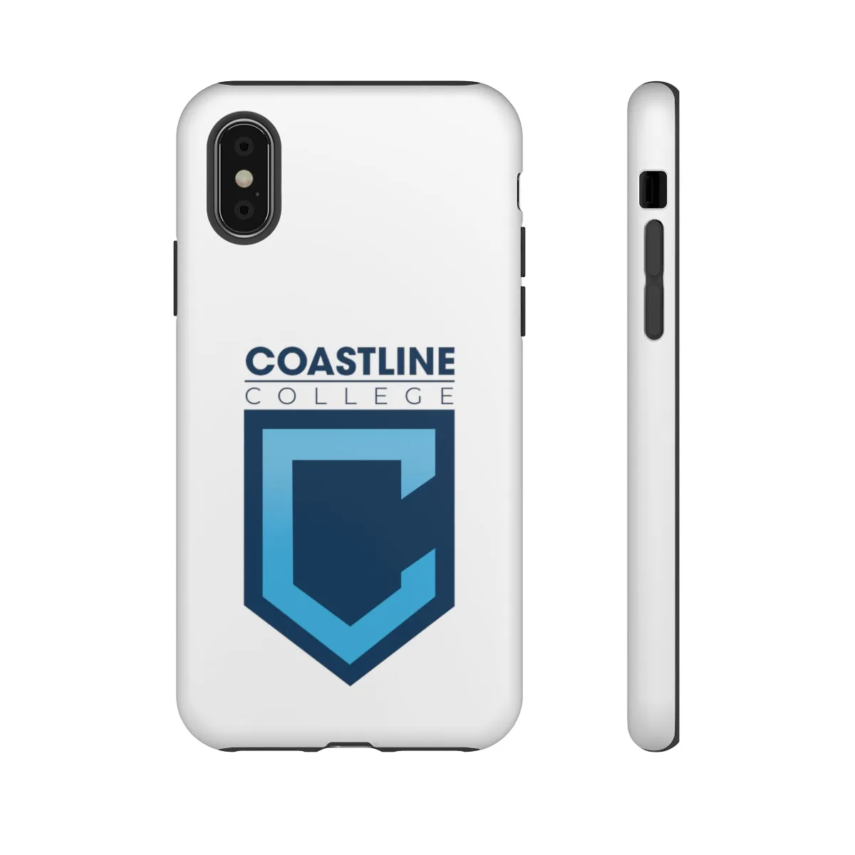 Shield Logo Cellphone Tough Cases - White